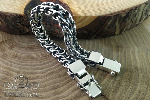 Мужской браслет Фантом (Рамзес + Двойной ручеёк), фото